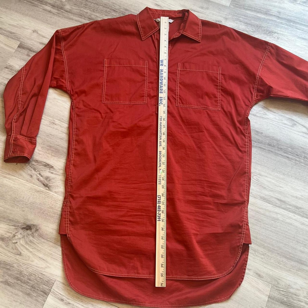 Vintage Diane Von Furstenberg red shirt dress - Picture 6 of 6